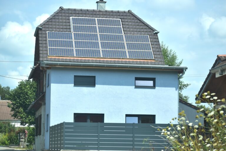 Photo energy-efficient house